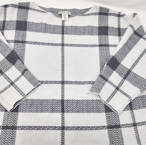 Adrienne Vittadini‎ Gray White Sweater Large - Picture 13 of 13
